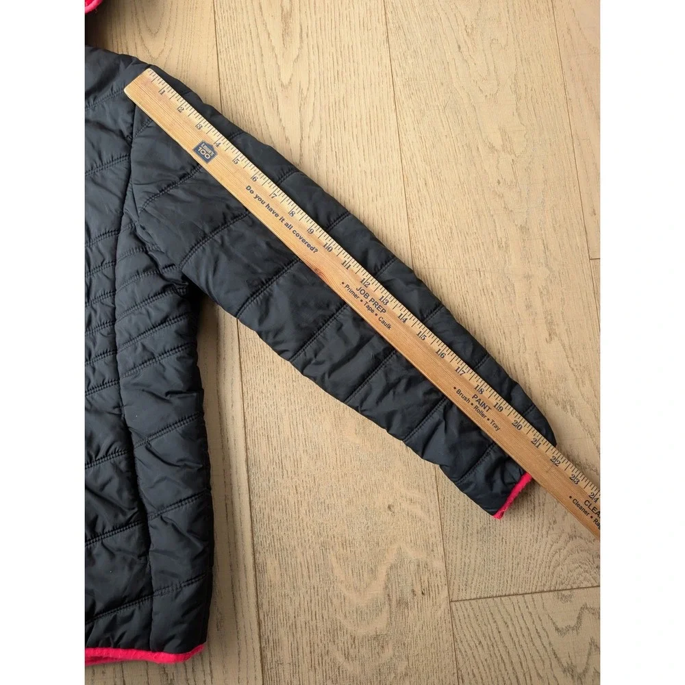 Under Armour‎ ColdGear Hooded Jacket Black Pink Youth YLG Girls Puffer